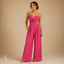 Women's Spaghetti Strap Pleated Wide Leg Jumpsuit