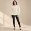 Women's Stand Collar with Structured Shoulders and Fitted Waist Blazer