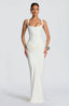 Women's Structured Corset Maxi Dress