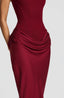 Women's Structured Corset Maxi Dress