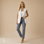 Women's Structured Notch-Collar Sleeveless Longline Blazer Vest