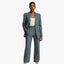 Women's Formal Blazer and Wide Leg Trousers Set