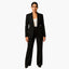 Women's Formal Blazer and Wide Leg Trousers Set
