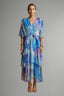 Women's Summer Wedding Guest Floral Tiered Wrap Maxi Dress