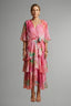 Women's Summer Wedding Guest Floral Tiered Wrap Maxi Dress