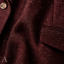 Women's Tailored One-Button Long-Sleeve Contoured-Fit Blazer Jacket