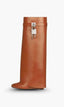 Women's Tall-Shaft with Padlock Buckle Detail and Low Heel Boots