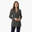 Women's Double Button Front Slim Fit Tweed Blazer