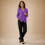 Women's V-Neck with Pockets and Heart Button-Front Cardigan