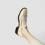 Women's Vintage Brogue T-Bar Buckle Round-Toe Mary Jane Flat Shoes