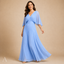Women's Wedding Guest Pleated V-Neck Maxi Dress