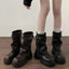 Women’s Biker Buckle Chunky Boots