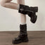 Women’s Biker Buckle Chunky Boots