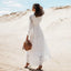 Women's Boho Long Sleeve Maxi Dress