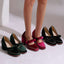 Women's Bow Strap Platform Mary Jane Heels