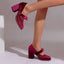 Women's Bow Strap Platform Mary Jane Heels