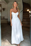 Women's Bridal Shower Corset Sweetheart Maxi Dress