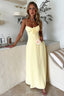 Women's Bridal Shower Corset Sweetheart Maxi Dress