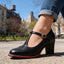 Women's Brogue T-Strap Mary Jane Heels