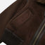 Women’s Brown Faux Fur Collar Cotton Bomber Jacket