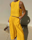 Women's Casual Top And Pants Set