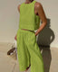 Women's Casual Top And Pants Set