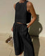 Women's Casual Top And Pants Set