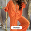 Women's Casual Loose Blouse and Pants Set