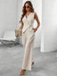 Women's Casual Button Vest Two-Piece Pants Set
