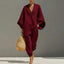 Women's Casual V-Neck Oversized Top Jogger Pants Two Piece Set