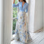 Women's Chic Floral Summer Party Maxi Dress