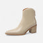 Women's Vintage Pointed Toe Ankle Boots