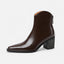 Women's Vintage Pointed Toe Ankle Boots