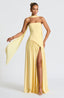 Women's Scarf Neck Side Slit Dress