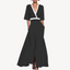 Women's Elegant V-Neck Maxi Wrap Dress