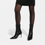 Women's Black Pointed-Toe Stiletto Ankle Boots