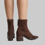 Women’s Classic Glossy Pointed Toe Ankle Boots
