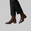Women’s Classic Glossy Pointed Toe Ankle Boots