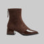 Women’s Classic Glossy Pointed Toe Ankle Boots