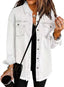 Women's Classic Oversized Cotton Trucker Jacket