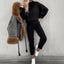 Women’s Comfortable Knit Sweater and Pants Set