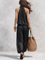 Women's Cowl Neck Two-Piece Set