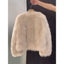 Women’s Cozy Buttoned Winter Faux Fur Jacket