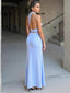 Women's Draped Halter Neck Maxi Dress Evening Dress