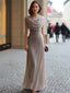 Women's Draped Neck Ruched Maxi Dress