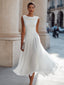 Women's Draped Neck Sleeveless Low Back Wedding Guest Midi Dress