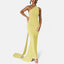 Women's Chic Backless Scarf Tie Evening Dress