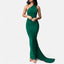 Women's Chic Backless Scarf Tie Evening Dress