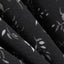 Women's Chic Black Floral Long Sleeve Midi Dress