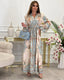 Women's Elegant Floral Button Down Maxi Dress